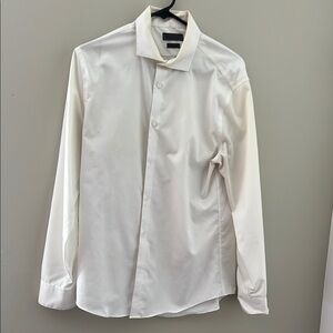 Calvin Klein White Dress Shirt Modern Fit